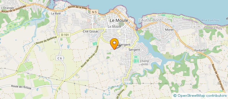 localisation de l'entreprise TROIZEF à LE MOULE