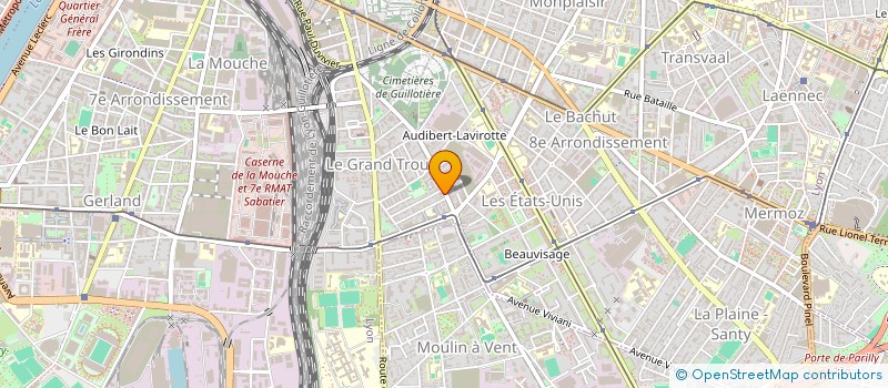 localisation de l'entreprise TROJANI THIERRY RAUDET SERGE  LYON