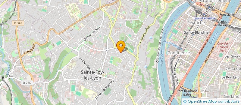 localisation de l'entreprise TROJKA  SAINTE FOY LES LYON