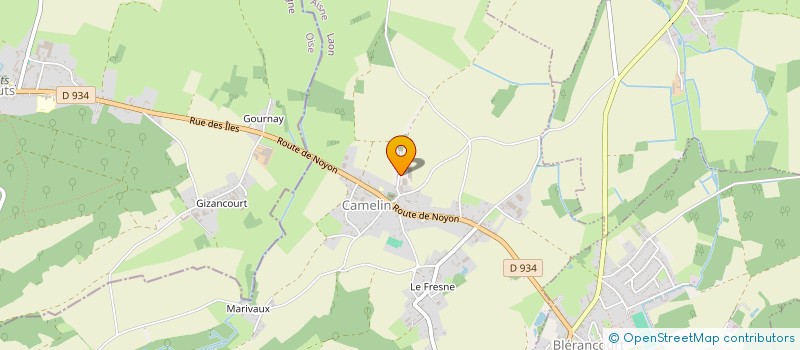 localisation de l'entreprise TROLARD ET BERNARD  CAMELIN