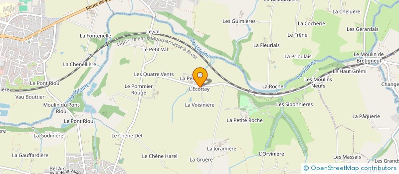 localisation de l'entreprise TROLEY à CHATEAUBOURG