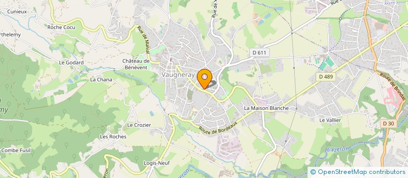 localisation de l'entreprise TROLL  VAUGNERAY