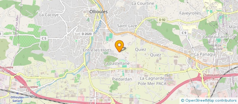 localisation de l'entreprise TROLL&CO  OLLIOULES