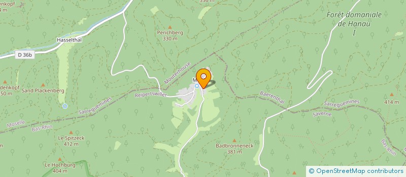 localisation de l'entreprise TROLL'MENTRAD  REIPERTSWILLER