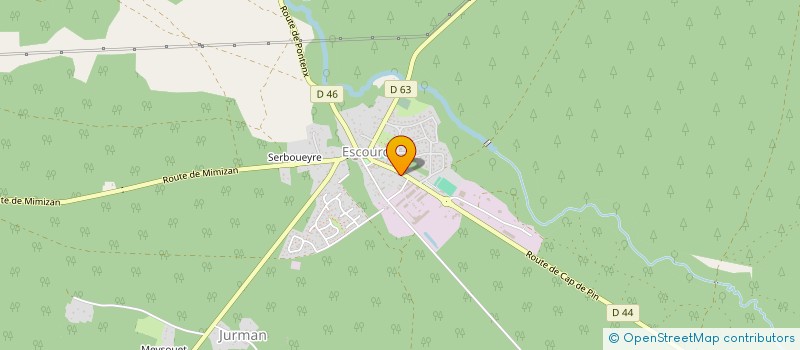 localisation de l'entreprise TROLLE ET FILS à ESCOURCE