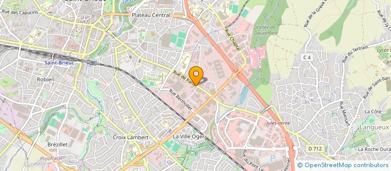 localisation de l'entreprise TROLLI à SAINT-BRIEUC