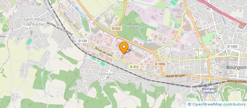 localisation de l'entreprise TROLLI à BOURGOIN-JALLIEU
