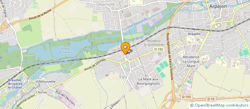 localisation de l'entreprise TROLPI  EGLY