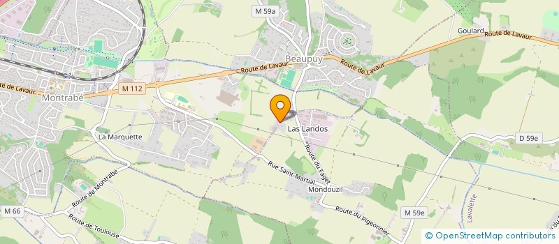 localisation de l'entreprise TROMB'ENSEMBLE  MONTRABE