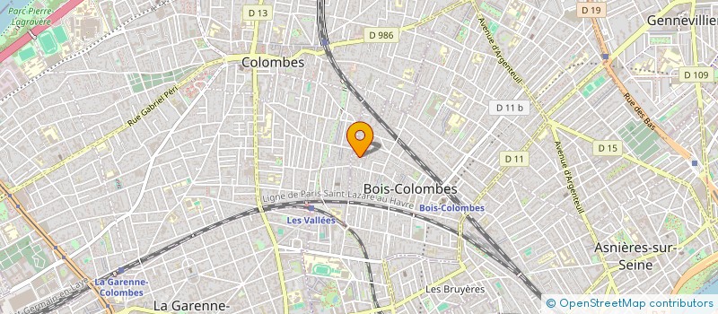 localisation de l'entreprise TROMBIMEDIA à BOIS-COLOMBES