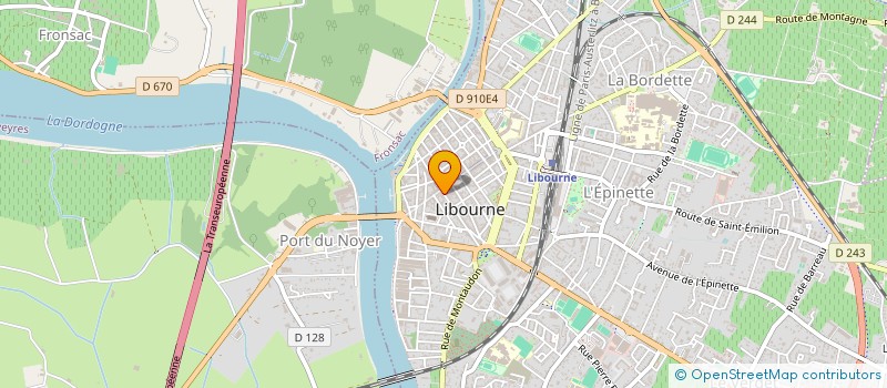 localisation de l'entreprise TROMMENSCHLAER à LIBOURNE