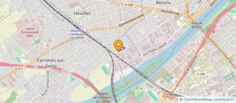 localisation de l'entreprise TROMMER DIFFUSION à CARRIERES-SUR-SEINE