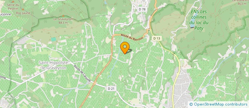 localisation de l'entreprise TROMPE L'OEIL  CAROMB