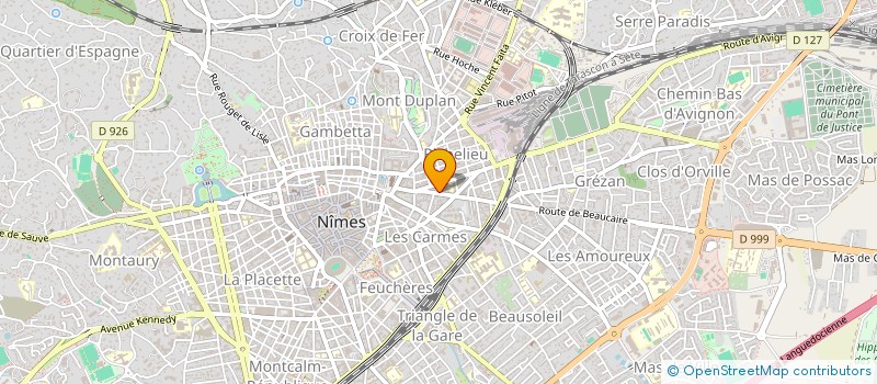 localisation de l'entreprise TROMPE-L'OEIL CONTEMPORAIN  NIMES