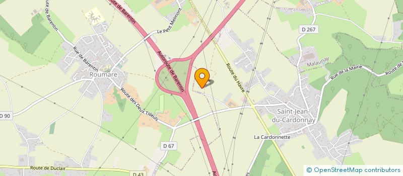 localisation de l'entreprise TROMPES SAINT HUBERT DE ROUEN  SAINT-JEAN-DU-CARDONNAY