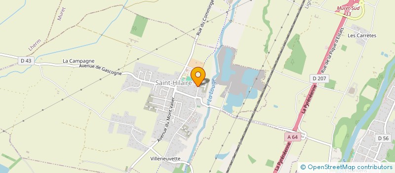 localisation de l'entreprise TROMPETTE PASSION  SAINT-HILAIRE