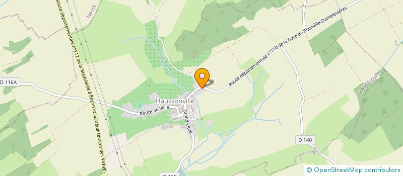 localisation de l'entreprise TRON  HAUSSONVILLE