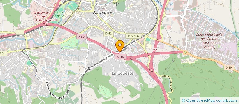 localisation de l'entreprise TRON CAPITAL R  AUBAGNE