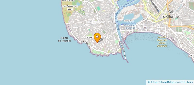 localisation de l'entreprise TRON DECORATION à LES SABLES D'OLONNE