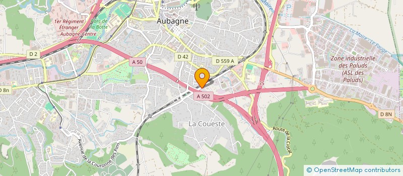 localisation de l'entreprise TRON ROGER à AUBAGNE