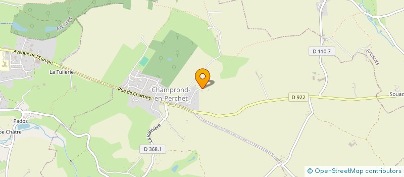 localisation de l'entreprise TRONAS à CHAMPROND-EN-PERCHET