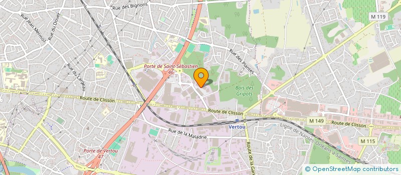 localisation de l'entreprise TRONATIX à SAINT-SEBASTIEN-SUR-LOIRE