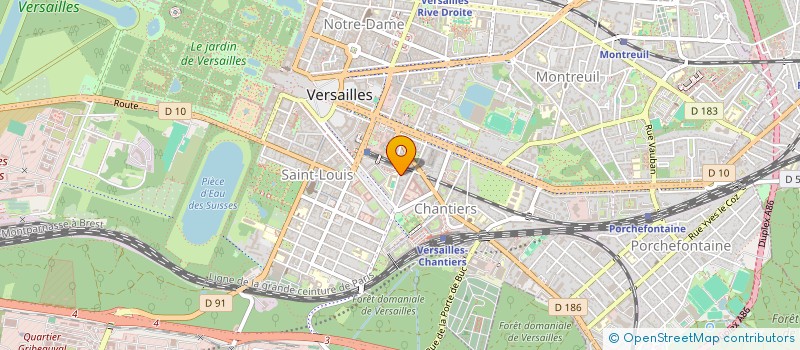 localisation de l'entreprise TRONC PRESSE à VERSAILLES
