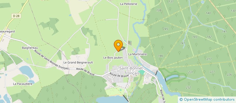 localisation de l'entreprise TRONCAIS NATURE ET TRADITIONS  SAINT-BONNET-TRONCAIS