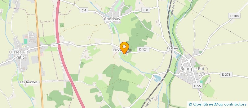 localisation de l'entreprise TRONCHET  CHERISAY