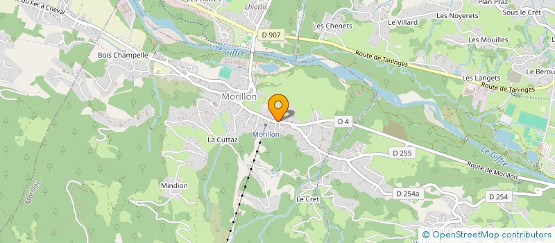 localisation de l'entreprise TRONCHET  MORILLON