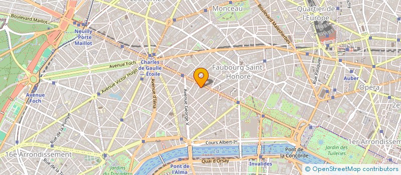 localisation de l'entreprise TRONE 31 à PARIS