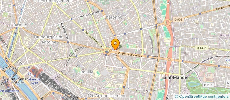 localisation de l'entreprise TRONE ET SOIE  PARIS