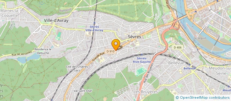localisation de l'entreprise TRONE SECURITE à SEVRES