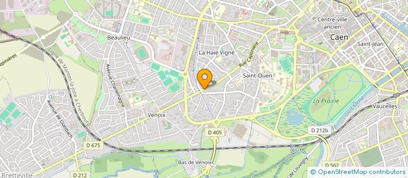 localisation de l'entreprise TRONI à CAEN