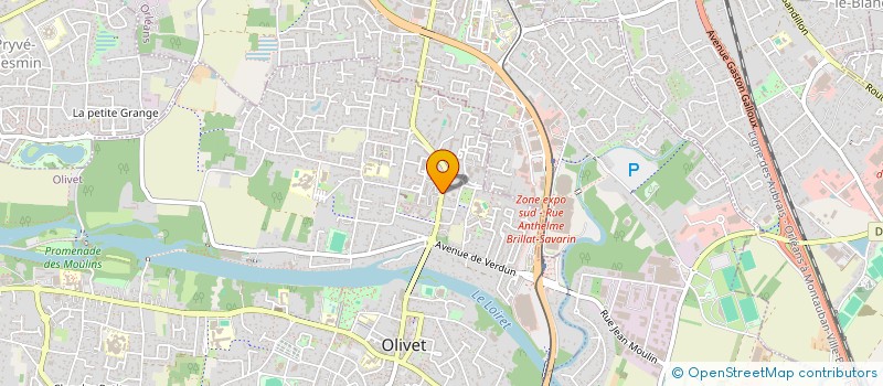 localisation de l'entreprise TRONIX à OLIVET