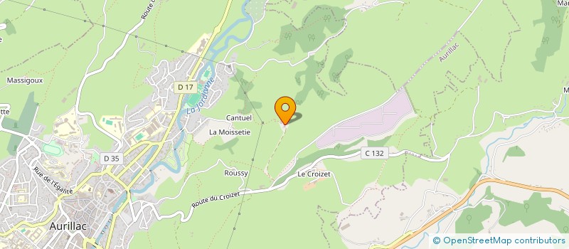 localisation de l'entreprise TRONQUIRES II à AURILLAC