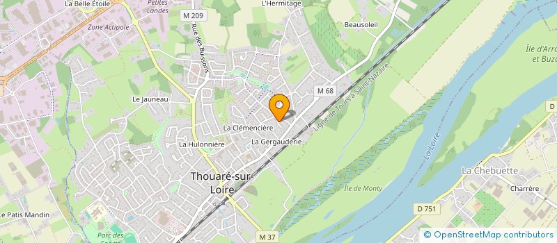 localisation de l'entreprise TRONVERT  THOUARE-SUR-LOIRE