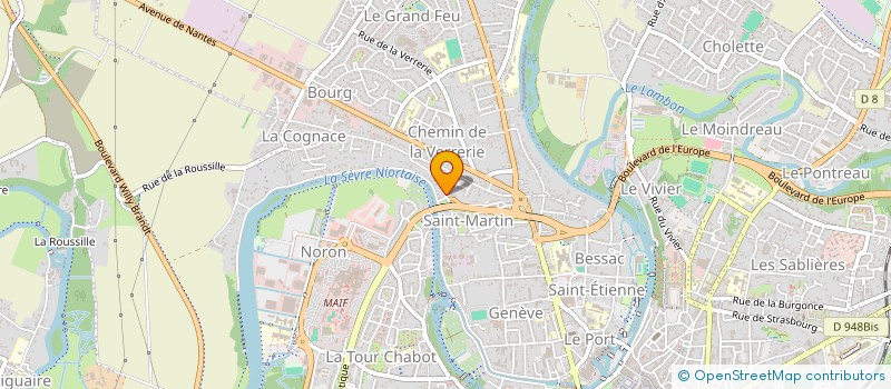 localisation de l'entreprise TROOP BLUE à NIORT