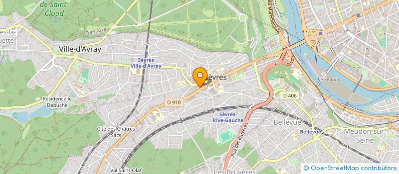 localisation de l'entreprise TROOVER SA à SEVRES