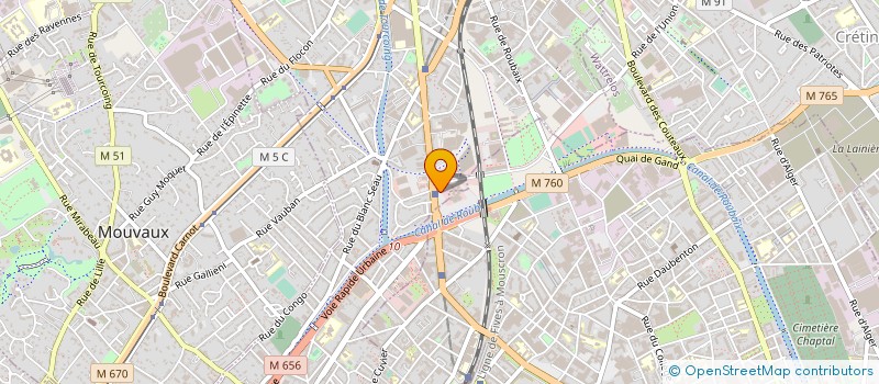 localisation de l'entreprise TROP D'IDEES à TOURCOING