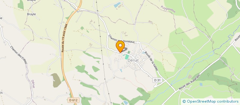 localisation de l'entreprise TROP DE PAILLETTES  DENAT