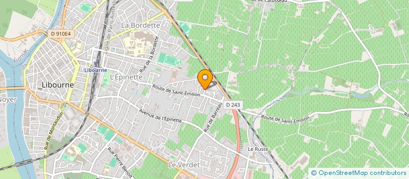 localisation de l'entreprise TROP MARRANT à LIBOURNE