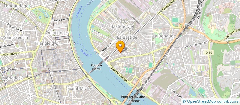 localisation de l'entreprise TROPE  BORDEAUX