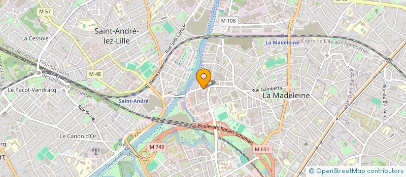 localisation de l'entreprise TROPESA à LA MADELEINE