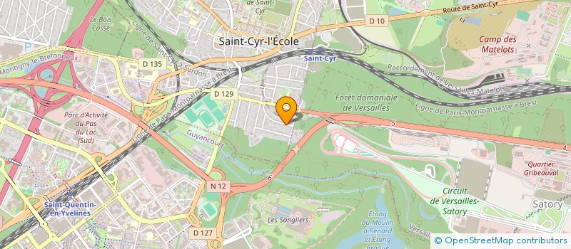 localisation de l'entreprise TROPH'EM à SAINT-CYR-L'ECOLE