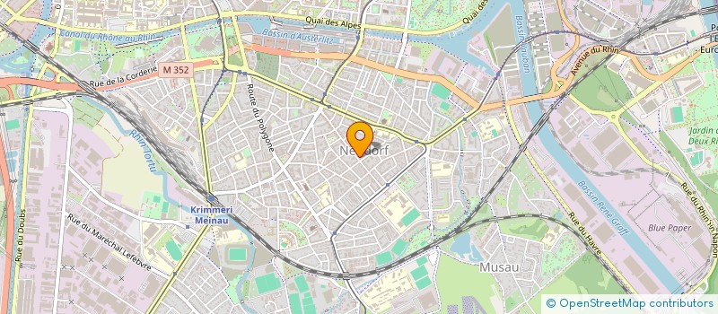 localisation de l'entreprise TROPHEA à STRASBOURG