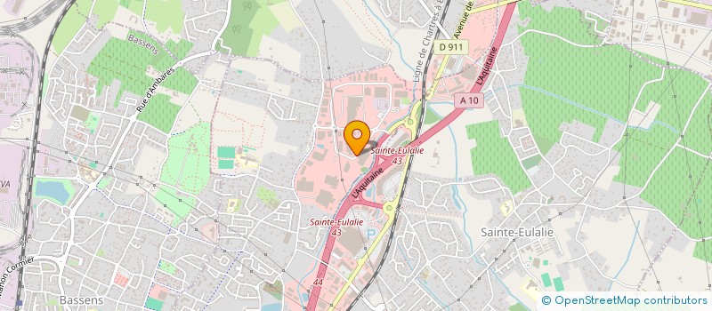 localisation de l'entreprise TROPHEUS DEVELOPPEMENT  CARBON-BLANC