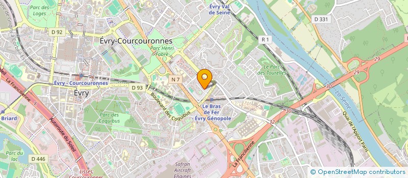 localisation de l'entreprise TROPHISTES2022 à EVRY-COURCOURONNES
