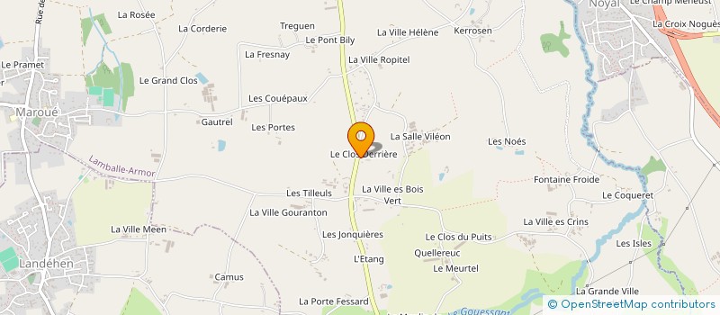 localisation de l'entreprise TROPHY CUP à LAMBALLE-ARMOR