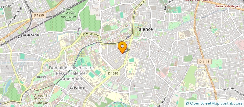 localisation de l'entreprise TROPHY FOR FLIGHT  TALENCE